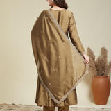 Exclusive Rangoli Crush Flared Suit