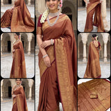 Maroon Velly Art Silk Saree