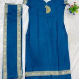 Festive Cotton Straight Suit