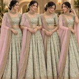 Premium Mulberry Silk Embroiderd Lehenga