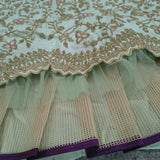 Premium Mulberry Silk Embroiderd Lehenga