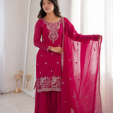 Fresh Look Crunchy Silk Straight Suit