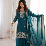 Fresh Look Crunchy Silk Straight Suit