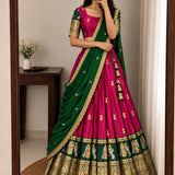 Exclusive Kanjivaram Silk Lehenga Choli