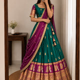 Exclusive Kanjivaram Silk Lehenga Choli
