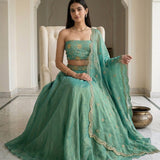 Festive Fancy Silk Lehenga Choli