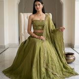 Festive Fancy Silk Lehenga Choli
