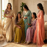 Occasionally Premium Moss Silk Saree