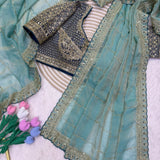 Occasionally Premium Moss Silk Saree