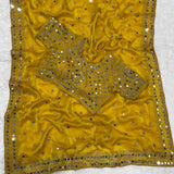 Shiny Royal Space Silk Saree