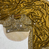 Shiny Royal Space Silk Saree