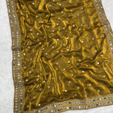 Shiny Royal Space Silk Saree