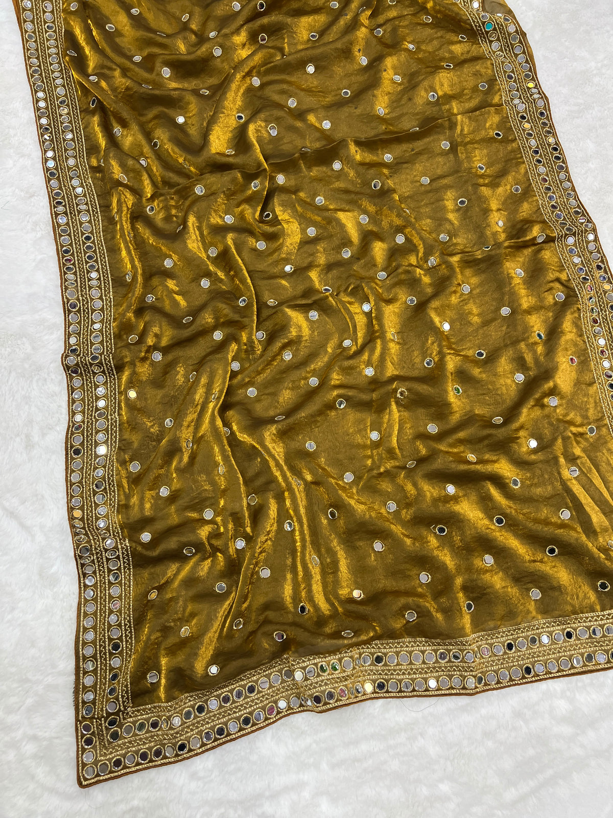Shiny Royal Space Silk Saree