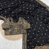 Shiny Royal Space Silk Saree