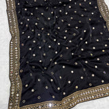 Shiny Royal Space Silk Saree