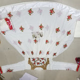 Avon 101 white anarkali suit