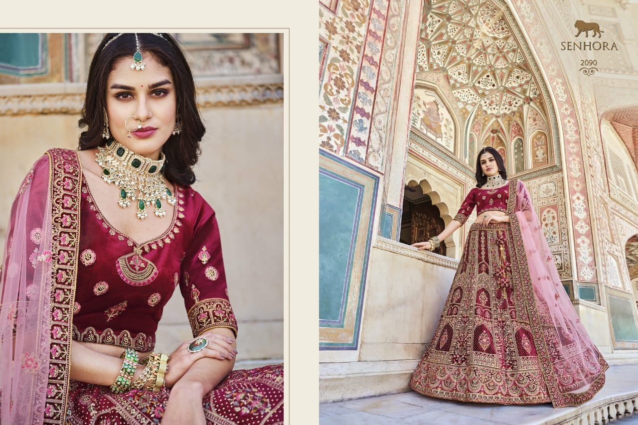 Crafting Dreams with Velvet Touch: Elevate Your Bridal Journey with Our Luxe Lehengas
