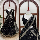 Black Boutique Lehenga Saree