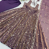 Pretty Heavy Embroidered Anarkali Gown
