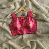 tissue saree with readymade blouse