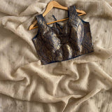 tissue saree with readymade blouse
