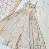 Alluring Banarasi Jacquard silk Gown