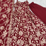 Alluring Banarasi Jacquard silk Gown