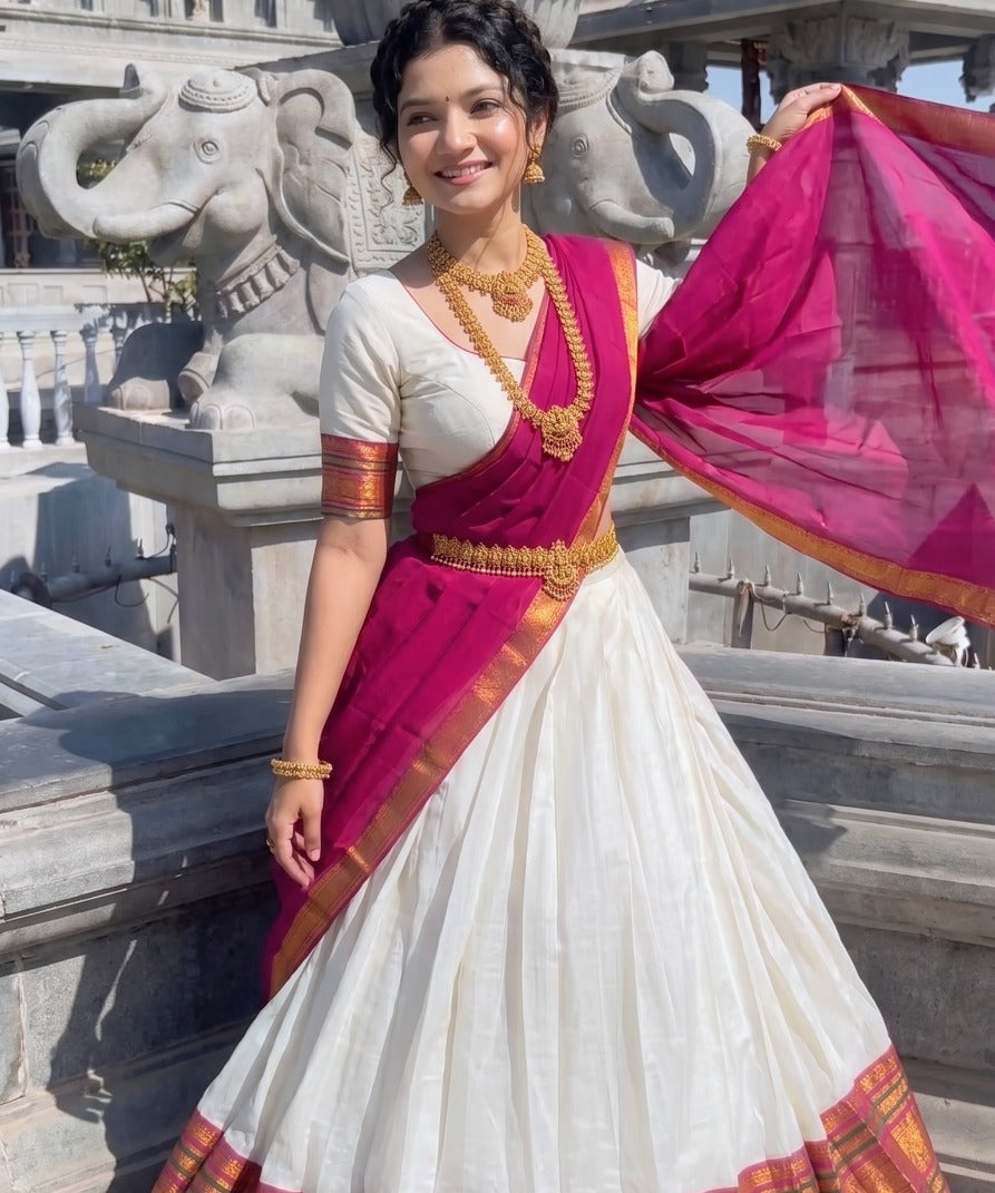 Traditional Mul Cotton Lehenga Choli
