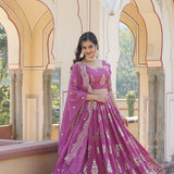 Designer Faux Georgette Lehenga