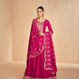 Tanisha Grand Silk Anarkali Gown