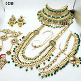 Bridal necklace accessories combo set