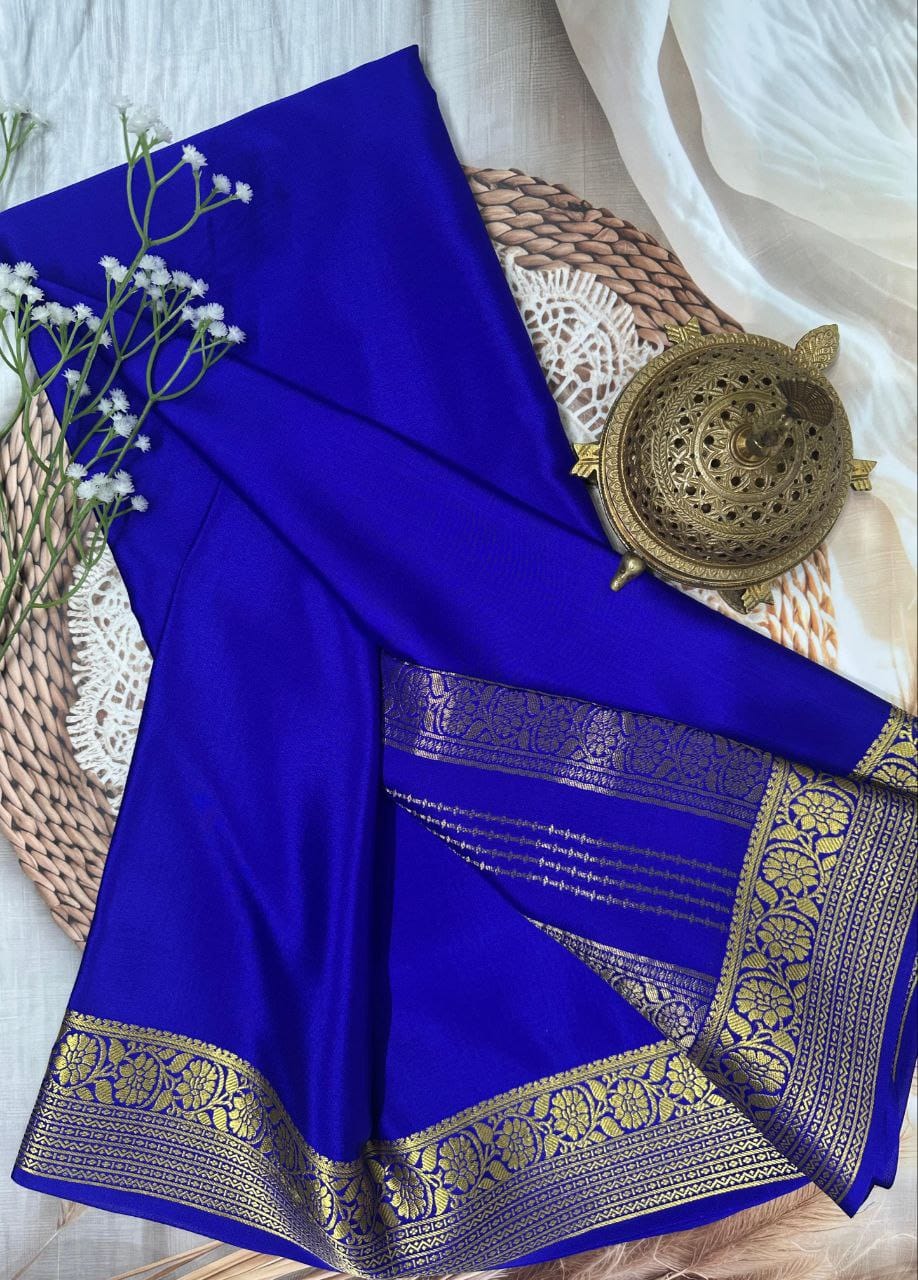 Beautiful Mysore Zari Silk Saree