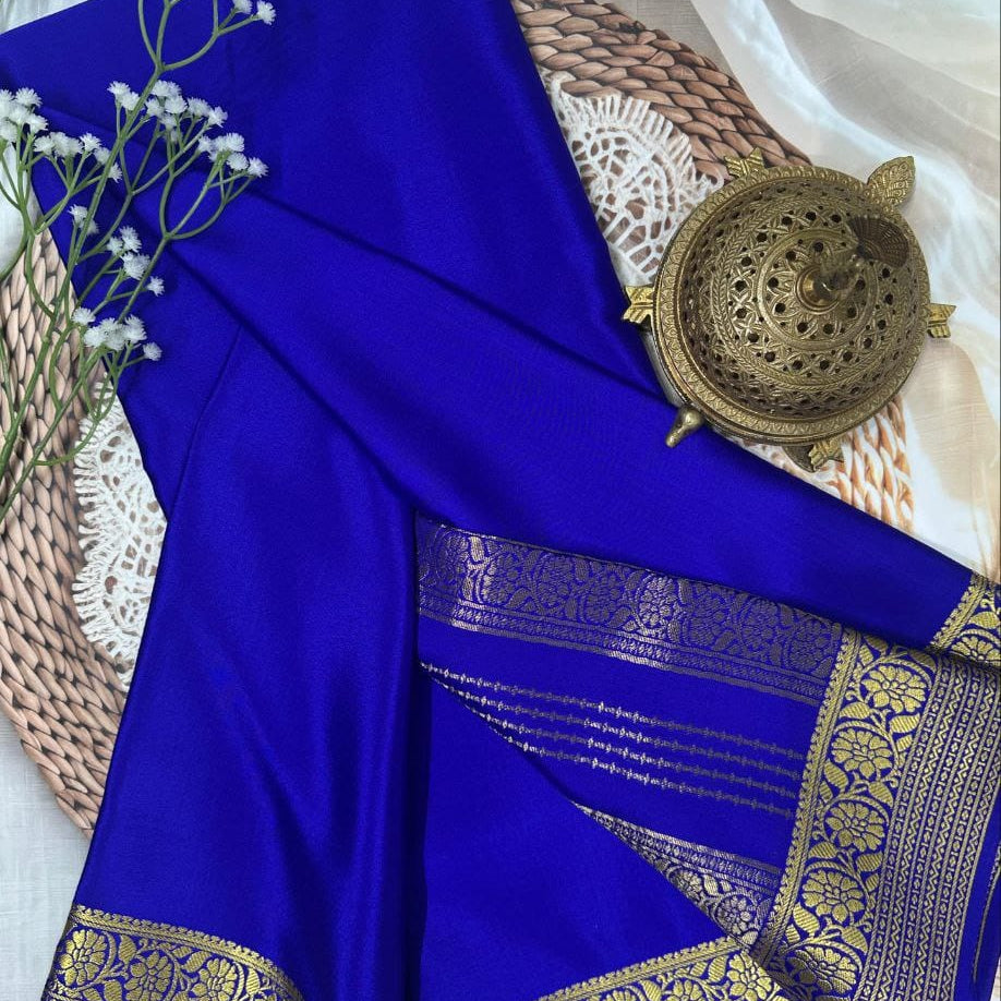 Beautiful Mysore Zari Silk Saree