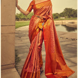 Premium Zari Border Silk Saree