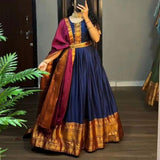 Treditional  Narayan Pet Gown