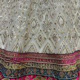 Creamy Bridal Wedding Lehenga