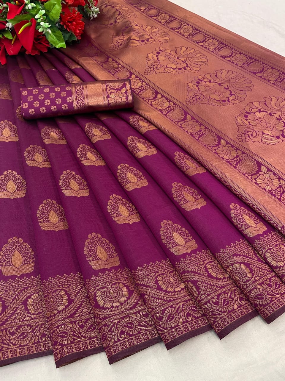 Festiv Lichi Silk Saree