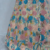 Multy Coloured Flower Sequeance Lehenga