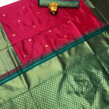 Beautifull Soft Lichi Silk Saree