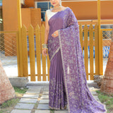 Pure Soft Silk Thread Work Saree