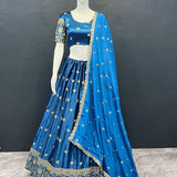 Heavy fancy silk lahenga