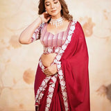 Designer Red Bollywood Saree