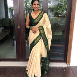 Beautiful Art Silk Jacquard Border Saree