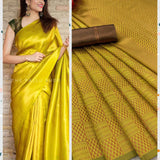 Beautiful Art Silk Jacquard Border Saree