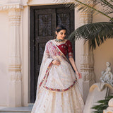 Glam Ethnic Colorfull Orgaza Lehenga