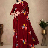 New Launching Floral Print Saree