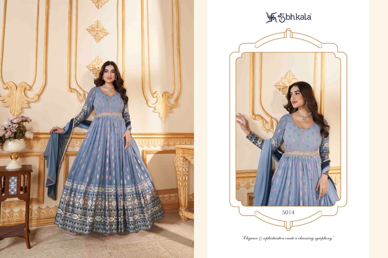 Exclusive Printed Anarkali Gown