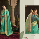 Traditional Bridal Dola Silk Saree