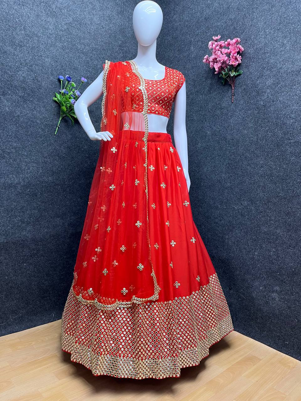 Rangoli Heavy Georgette Lehenga Choli