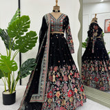 Heavy Boutique Black Lehenga Choli